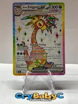 Pokemon Alolan Exeggutor ex 225/191 Surging Sparks SV Ultra Rare Full Art - Image 1