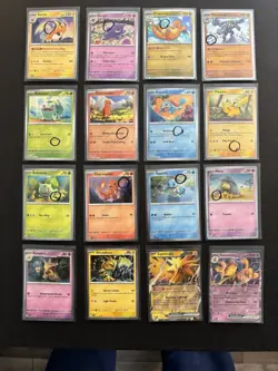 SWIRLS Pokemon 151 Cosmos Reverse Holo EX promo set Sams Club Costco PC etc NM A - Image 1