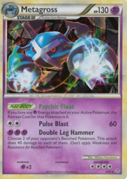 NM-Mint Metagross - 4/95 - Cracked Ice Holo Theme Deck Exclusives Pokemon Deck E - Image 1