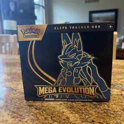 POKEMON TCG MEGA EVOLUTION ETB ELITE TRAINER BOX (LUCARIO) - Image 1