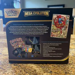 POKEMON TCG MEGA EVOLUTION ETB ELITE TRAINER BOX (LUCARIO) - Image 2