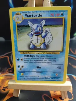 Pokemon TCG Wartortle Base Set 42/102 Regular Unlimited Uncommon - Image 1