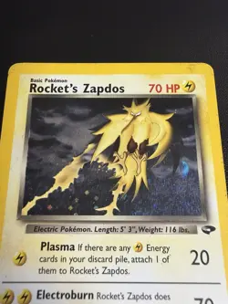 Pokemon Rocket's Zapdos Gym Challenge Holo Rare 15/132 English HP - Image 4