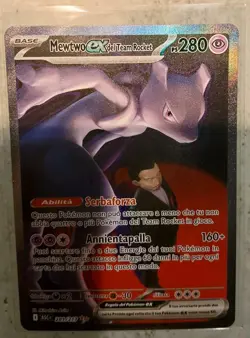 New Team Rocket’s Mewtwo Ex 281/217 Ascesa Eroica Pokemon Near Mint - Image 4