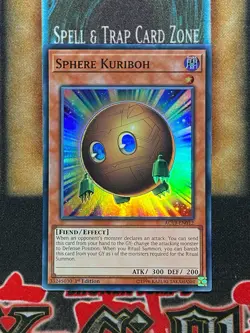 Yugioh Sphere Kuriboh AC19-EN012 Super Rare 1st Ed NM - Image 1