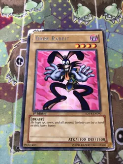 Yu-Gi-OH! Dark Rabbit SOVR-EN090 1st HP - Image 1