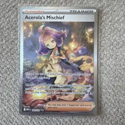 Pokemon TCG Mega Evolution Acerola's Mischief 183/132 Special Illustration Rare - Image 1