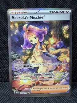 Pokemon TCG: Acerola's Mischief 183/132 Special Illustration Rare Holo - Image 1