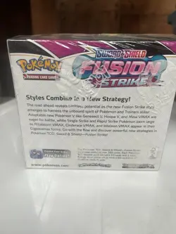 Pokemon Fusion Strike Booster Box Sealed( Slight damage) Read Description - Image 3