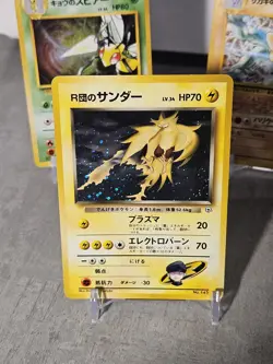Vintage Pokemon Japanese Holo Card Lot Zapdos Ditto Machamp Darkness Challenge - Image 2