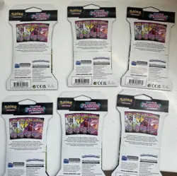 POKEMON TCG FUSION STRIKE SLEEVED BOOSTER PACKS X6 SEALED FAST SHIPPING ✅🚚 - Image 2