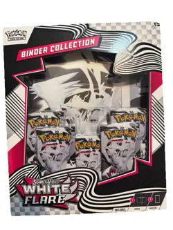 Pokemon TCG: Scarlet & Violet 10.5 White Flare Binder Collection Box SEALED NEW - Image 1