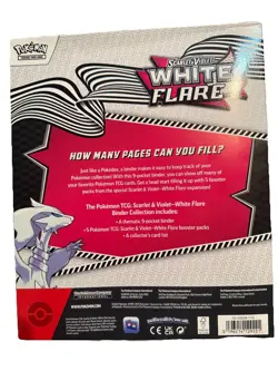 Pokemon TCG: Scarlet & Violet 10.5 White Flare Binder Collection Box SEALED NEW - Image 2