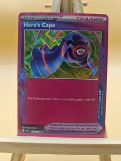 Pokemon Temporal Forces Hero's Cape Ace Spec 152/162 Mint Condition. - Image 1