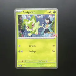 Sprigatito SVP 191 - Black Star Promo - Pokemon Horizons Stamped -English - NM/M - Image 1