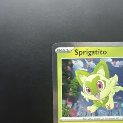 Sprigatito SVP 191 - Black Star Promo - Pokemon Horizons Stamped -English - NM/M - Image 2
