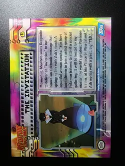 Pokemon TCG The Invitation Pokemon Topps Mewtwo Strikes Back 13 Mint Condition - Image 2