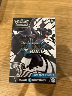 New Sealed Pokemon TCG Scarlet & Violet Black Bolt Booster Bundle Box 6 packs - Image 1