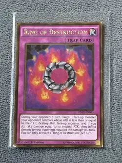 Yu-Gi-Oh! TCG Ring of Destruction 2nd Edition Ultra Rare LCKC-EN050 - Image 1