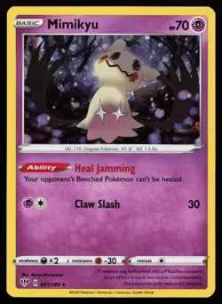 Mimikyu 081/189 Promo Miscellaneous Cards & Products Pokemon Card - Image 1