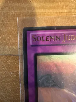 Solemn Judgement Ghost Rare Yu-Gi-Oh! GLD5-EN045 Limited Edition MP - Image 3