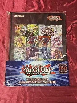New Yu-Gi-Oh Elemental Hero 9-Pocket Duelist Portfolio - 180 Cards - Image 1