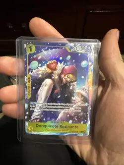 One Piece Donquixote Rosinante Foil Card OP12-108 2000 Power CCG - Image 1