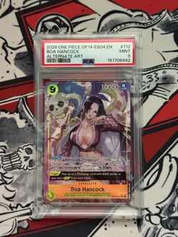 PSA 9 Boa Hancock Alternate Art OP14-112 The Azure Sea's Seven Foil One Piece - Image 1
