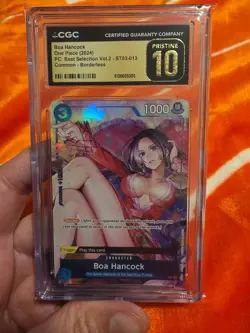 2024 ONE PIECE BOA HANCOCK BORDERLESS ST03-013 CGC 10 PRISTINE - Image 1