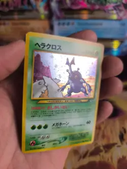 Pokemon Karte Card Heracross Skaraborn Neo Genesis 2000 Holo Wotc japanese NM - Image 2