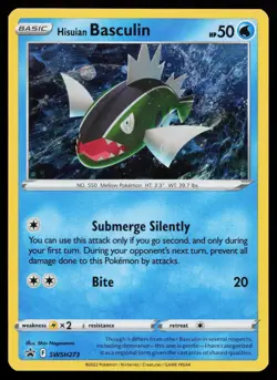 Hisuian Basculin SWSH273 Promo SWSH: Sword & Shield Promo Cards Pokemon Card - Image 1