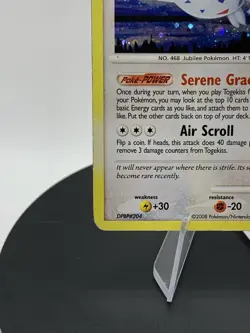 Pokemon TCG Togekiss Holo Card Lv. 51 11/106 Great Encounters 2008 - Image 5