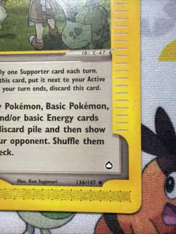 Town Volunteers 136/147 Uncommon Aquapolis Pokemon Card MP+ - Image 4