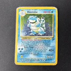 Pokemon Card Base Set 2 Holo Blastoise 2/130 WOTC - Image 1