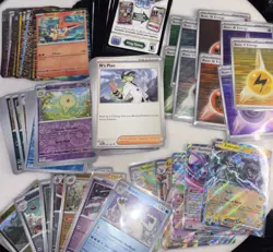 Pokemon Black Bolt Bulk 270+Cards Perfect For Master Sets Common+Holos Poke Ball - Image 1