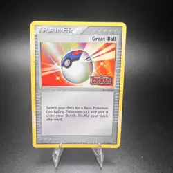 Great Ball 77/108 - EX Power Keepers Reverse Holo Stamped Pokemon Card - Image 1