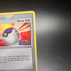 Great Ball 77/108 - EX Power Keepers Reverse Holo Stamped Pokemon Card - Image 4