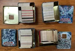 1000+ Random YuGiOh! Yu Gu Oh Konami Trading Cards 4 Random Tins Takahashi Used - Image 2