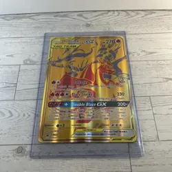 2021 Pokemon RESHIRAM & CHARIZARD GX Tag Team Black Star Promo SM247 JUMBO CARD - Image 2