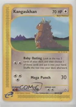 Kangaskhan Pokemon e-Card Series Aquapolis #88 2003 - Image 1