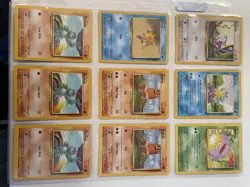 Pokemon WOTC-Base Fossil-Jungle-Team Rocket-Gym-Neo Card Lot 209 cards - Image 5