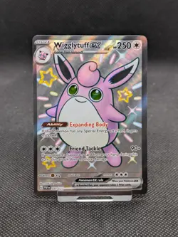 Pokemon TCG Paldean Fates Wigglytuff Holo Card 222/091 NM - Image 1