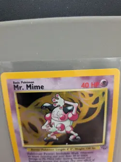 Pokemon TCG Mr. Mime Jungle 6/64 Holo Rare Unlimited Psychic Card Wizards LP/NM - Image 5