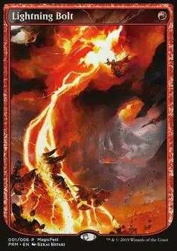 Lightning Bolt - Non-Foil - MagicFest 2019 - 1 | MTG Card - Image 3