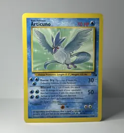 Articuno Fossil 17/62 Unlimited Rare Non Holo 1999 Pokemon TCG Card LP- - Image 1