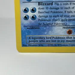 Articuno Fossil 17/62 Unlimited Rare Non Holo 1999 Pokemon TCG Card LP- - Image 5