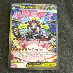Mega Zygarde EX 120/088 SIR Pokemon TCG Card Perfect Order - Image 1