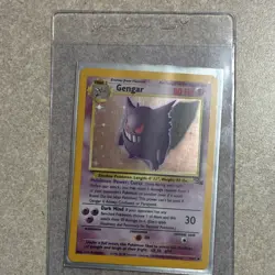 Wizards of the Coast Gengar 5/62 Fossil Holo Rare 1999 Pokemon Card - Image 1
