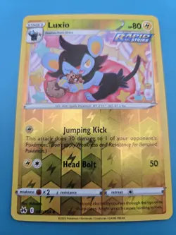 Luxio 041/159- Reverse Holo Card- Crown Zenith- Pokemon NM - Image 1