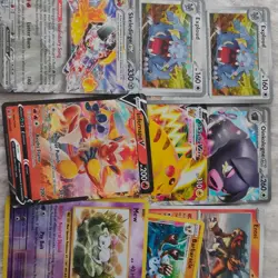 Pokemon TCG 12 Card Lot Pikachu Mew Entei Infernape Full Art Holo - Image 1